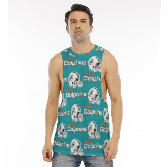 Miami Football Game Day All-Over Print Men's O-neck Long Tank Top