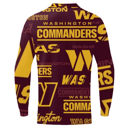 Washington Commanders Men’s Quarter Zip Pullover Sweatshirt