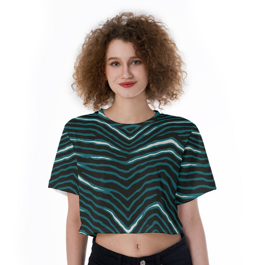 Philadelphia Football Game Day All-Over Print Cropped T-Shirt