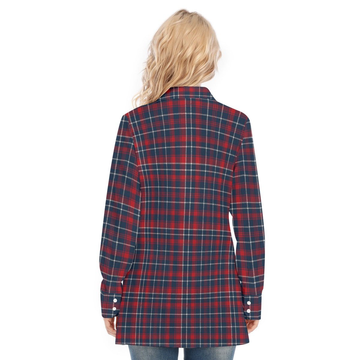 Arizona - Wildcats tartan plaid Women's Long Shirt