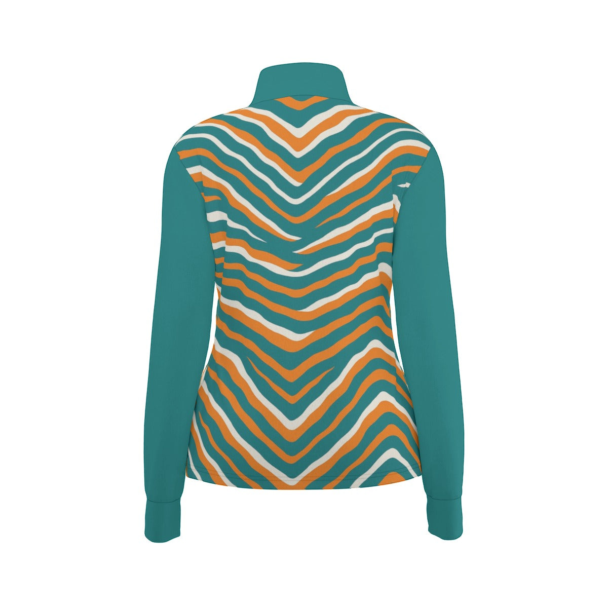 Miami Football Game Day All-Over Print Women's Long Sleeve Thumbhole Jacket