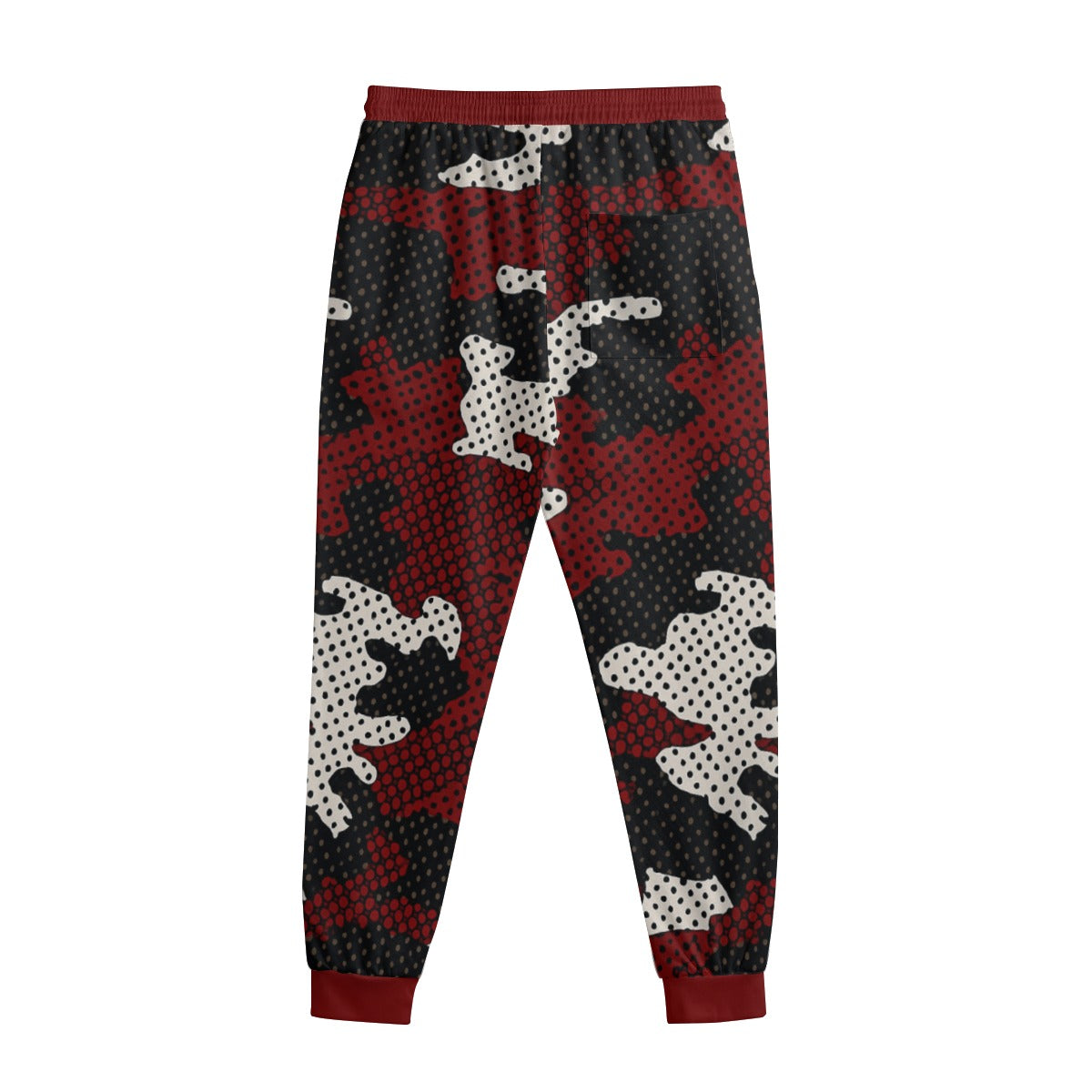Urban Legend Nebraska Red White Camo Sweatpants With Waistband