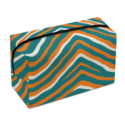 Miami Football Game Day PU Cosmetic Bag