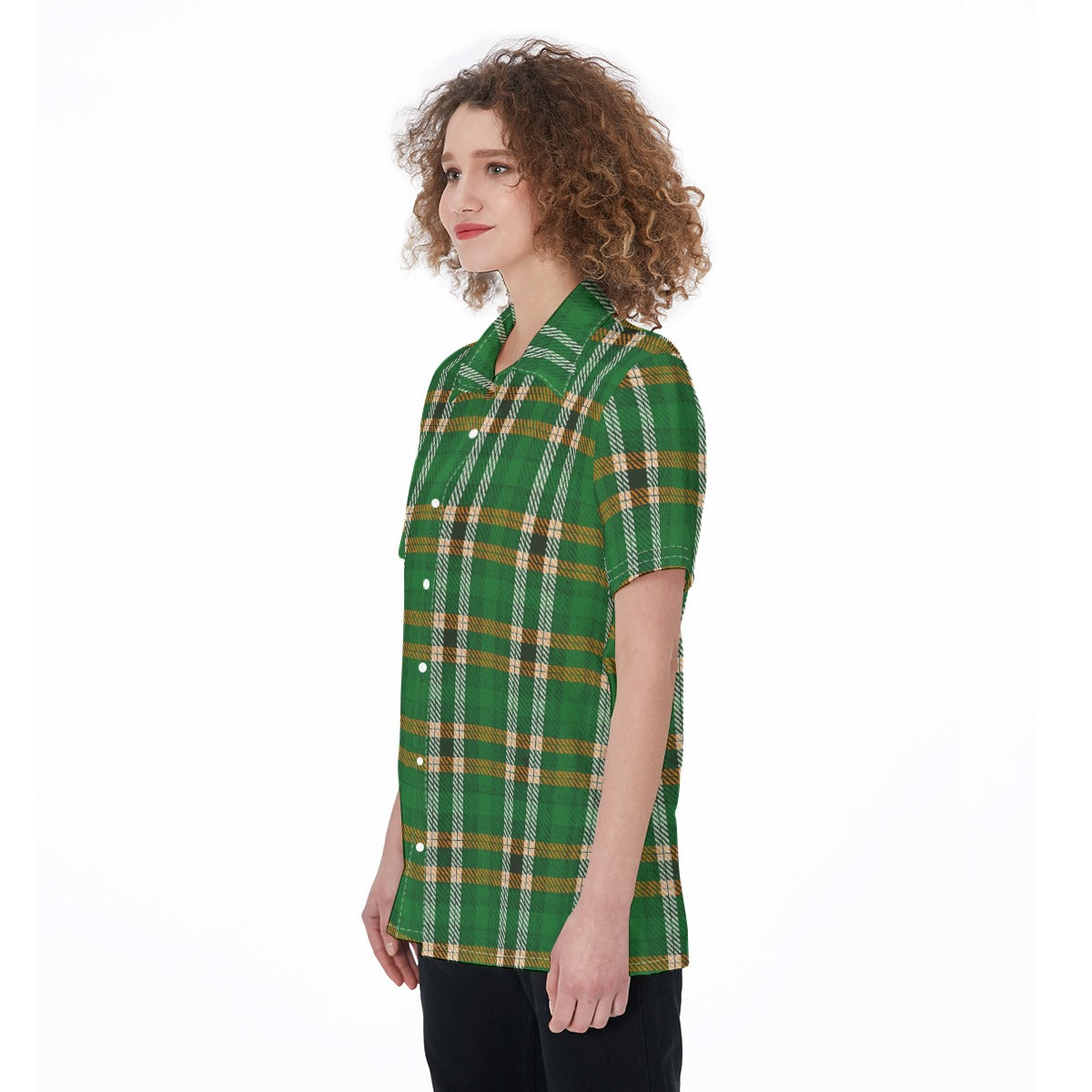 Miami - Hurricanes Tartan Plaid Women's Shirt