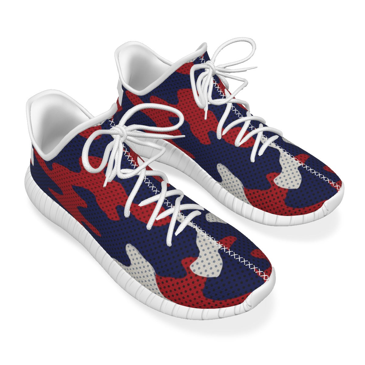 Arizona Wildcats Blue Red White Camo Coconut Sneakers