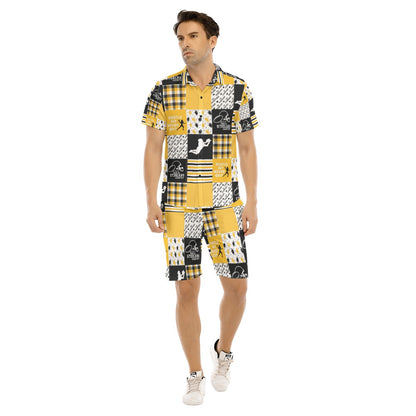 All-Over Print Men's Short Sleeve Shirt Set