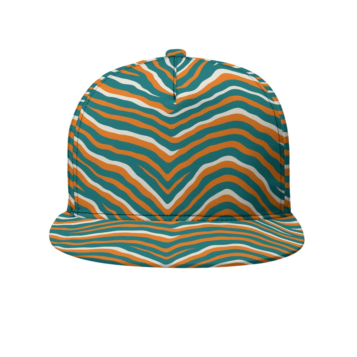 Miami Football Game Day All-Over Print Flat-Brim Baseball Cap With Box