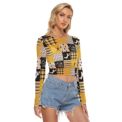 All-Over Print Women's Mesh Long Sleeves T-shirt