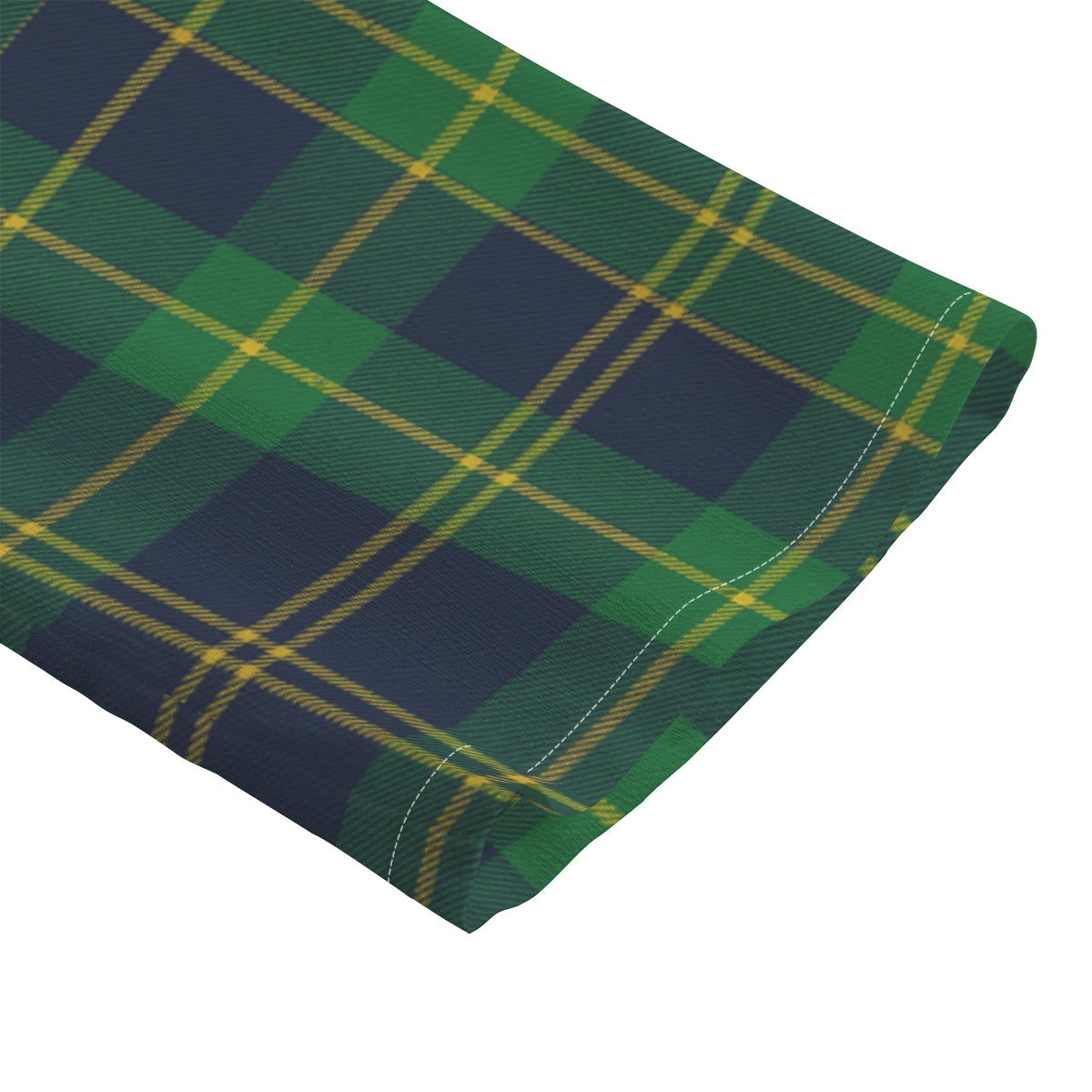 Notre Dame Tartan Plaid Fighting Irish Women's Chiffon Shirt With Elbow Sleeve