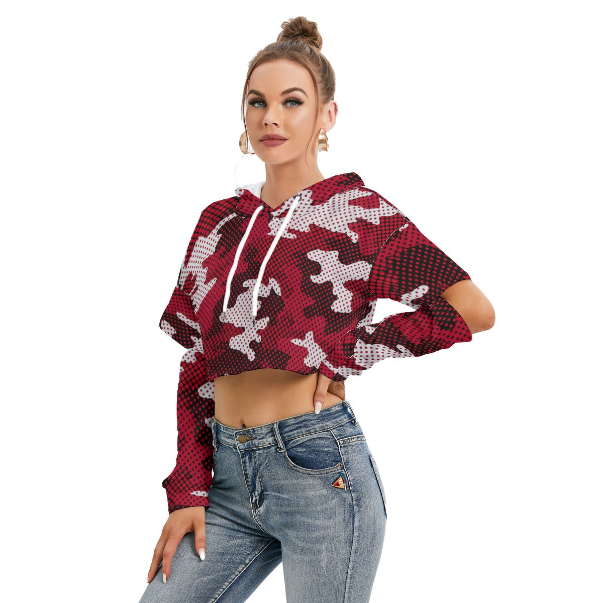 Alabama - Crimson Tide Women's Heavy Fleece Hoodie With Hollow Out Sleeve