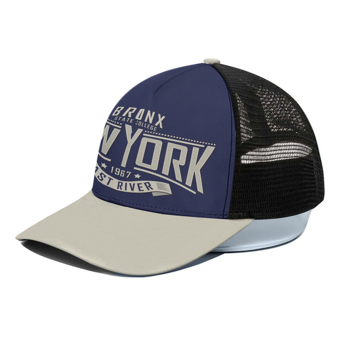 New York Bronx State College 1967 Trucker Hat – Classic Varsity Streetwear Style