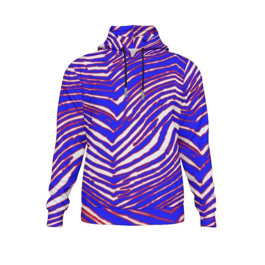 Buffalo Bills Zubaz Men's Thicken Pullover Hoodie With Inner Hood
