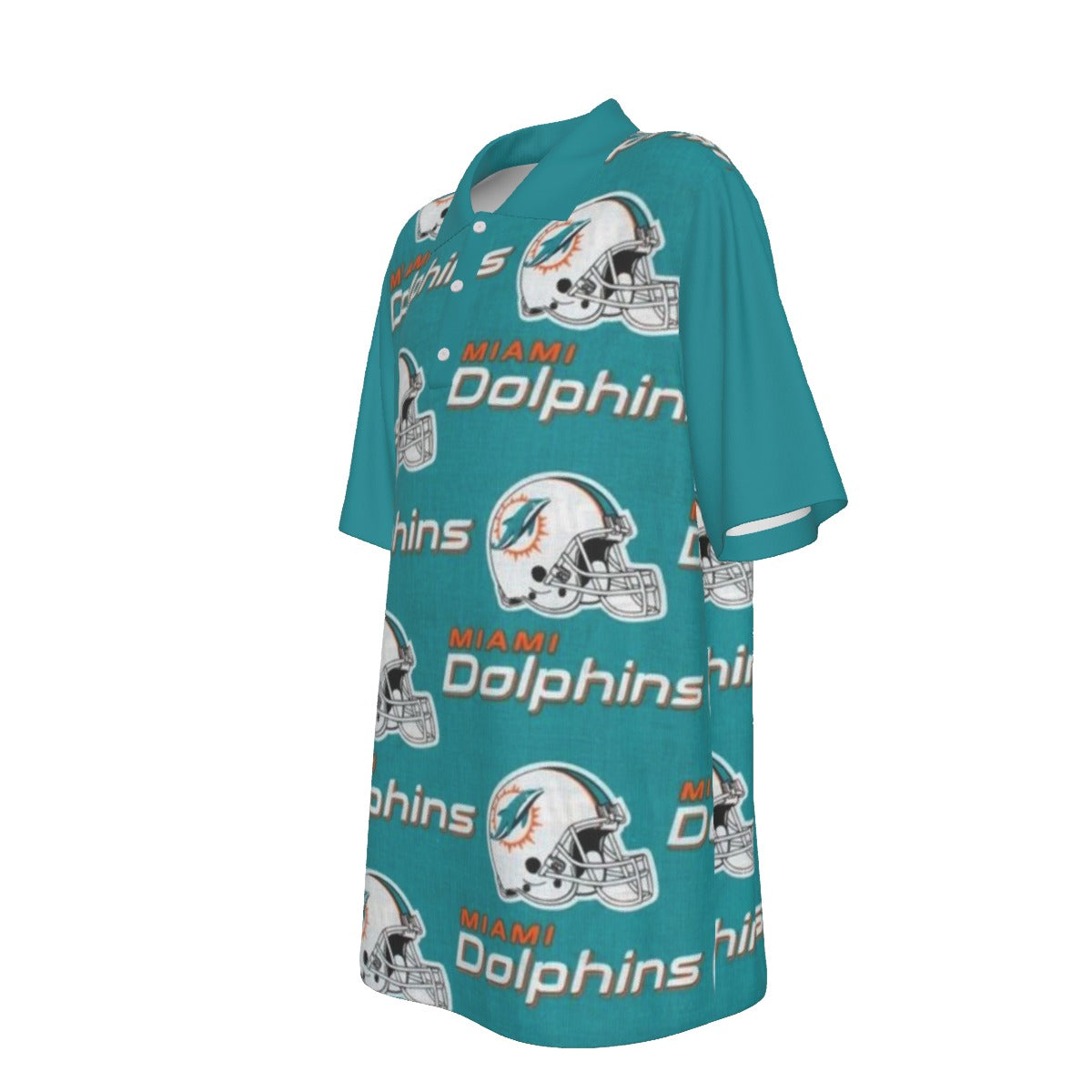 Miami Football Game Day All-Over Print Teenage Polo Collar Jersey