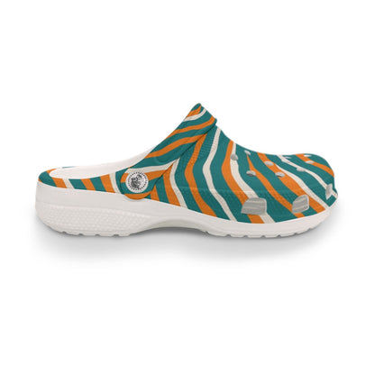 Miami Football Game Day All-Over Print Men's Classic Clogs