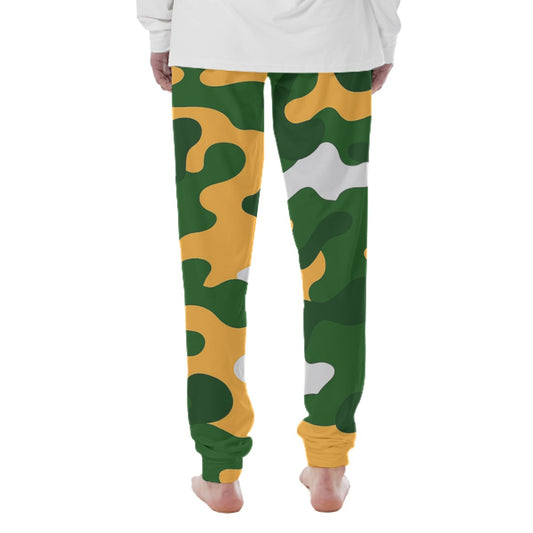 Green Bay Football Game Day All-Over Print Women's Pajama Pants|180GSM