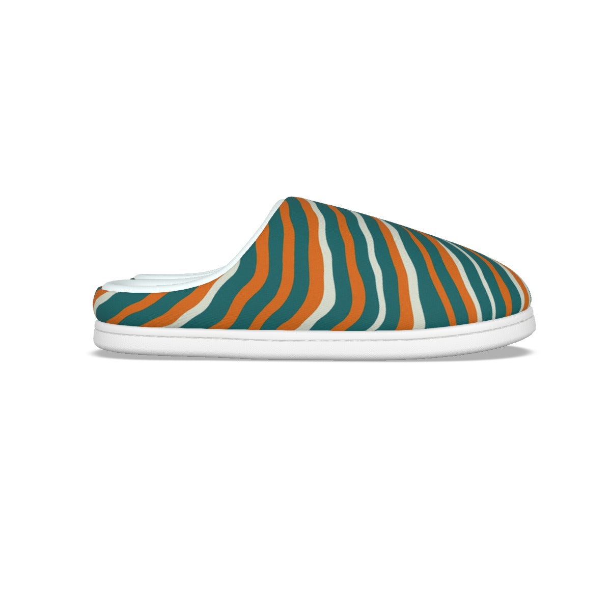 Miami Football Game Day All-Over Print Men's Plush Slippers