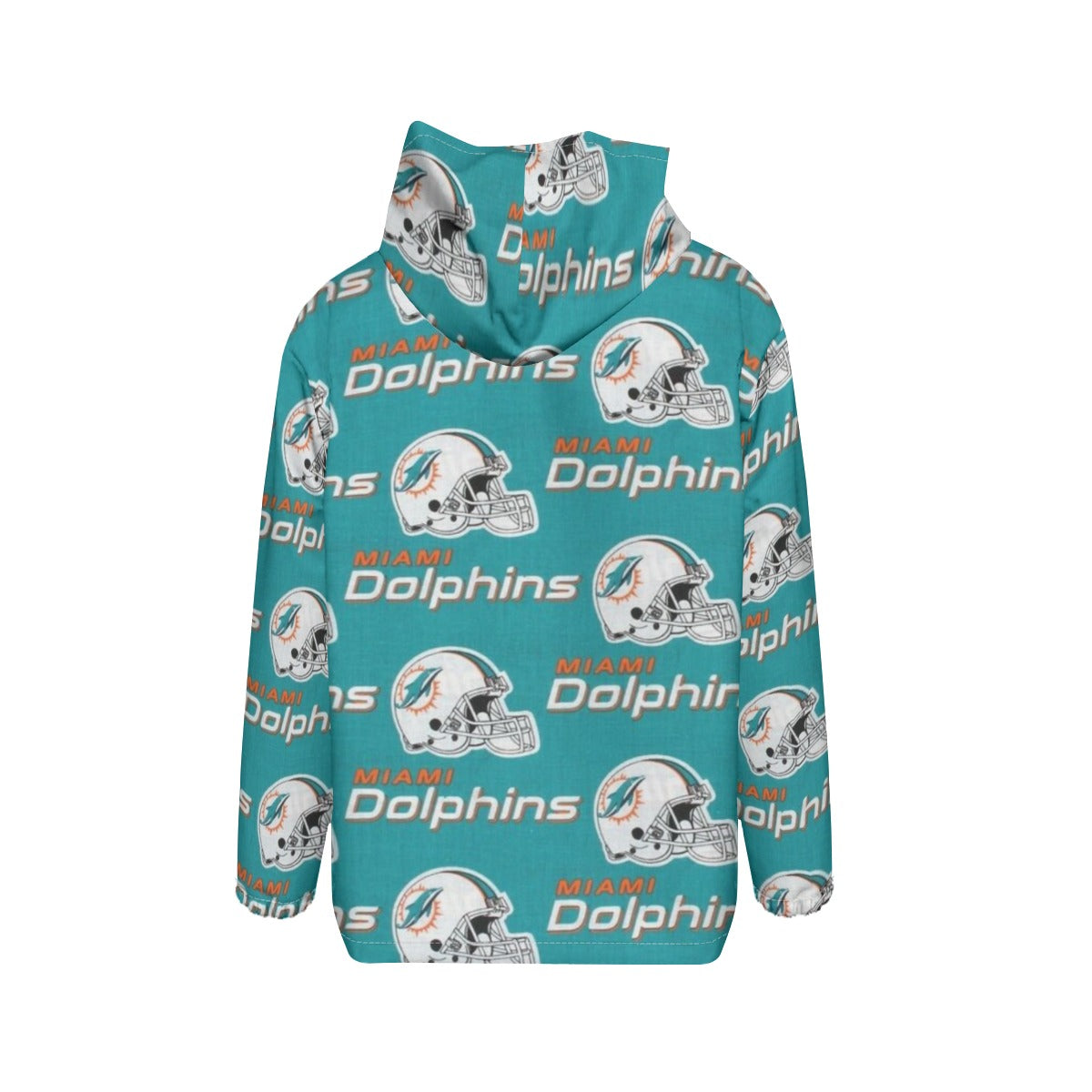 Miami Football Game Day All-Over Print Children's Waterproof And Windproof Jacket