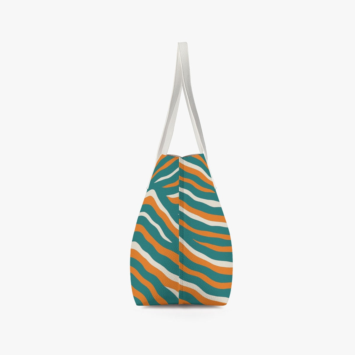 Miami Football Game Day Stylish PU Leather Tote Bag