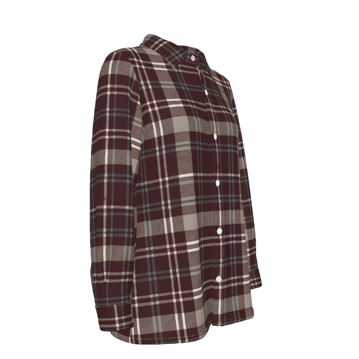 Texas Tartan Plaid A&M - Aggies  Women's Elastic-Back Shirt