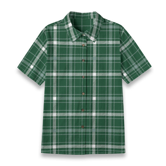 Michigan State Tartan Plaid Spartans Women's Shirt | 125GSM Cotton