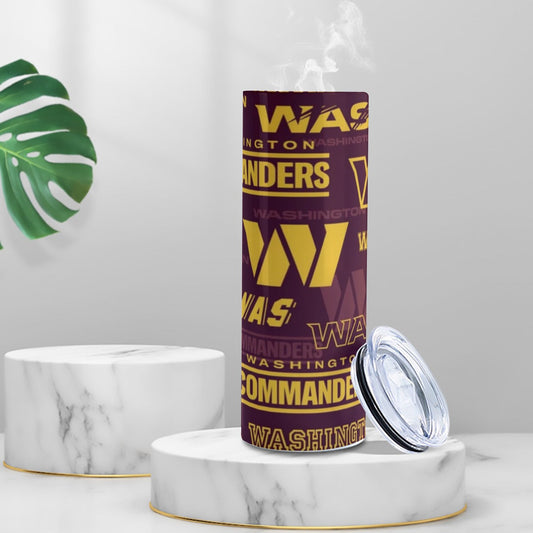 Washington Commanders Tumbler with twinkle surface  20oz