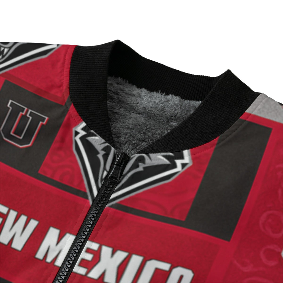 Urban Legend New Mexico – Lobos Fleece Bomber Jacket