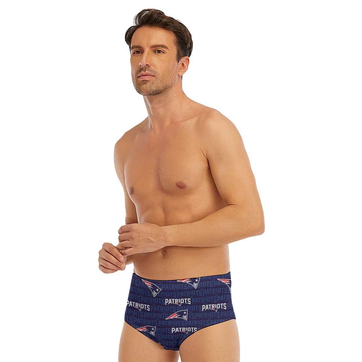 New England Football Game Day All-Over Print Men's Triangle Swim Trunks