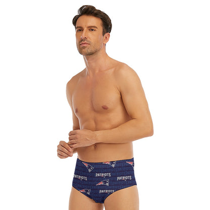 New England Football Game Day All-Over Print Men's Triangle Swim Trunks