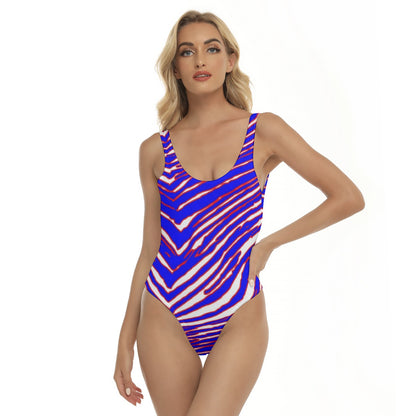 Buffalo Bills Zubaz Women's One-piece Swimsuit