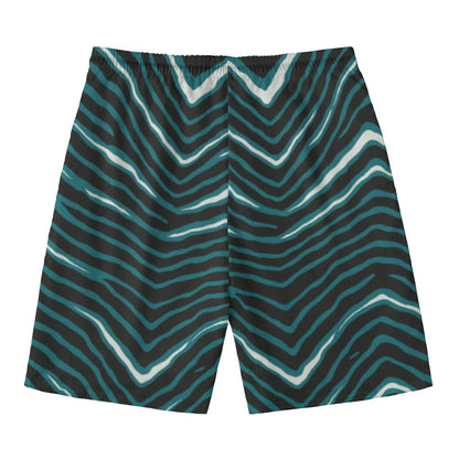 Philadelphia Football Game Day All-Over Print Men‘s Beach Shorts With Lining