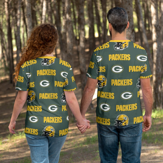 Green Bay Football Game Day All-Over Print Men's O-Neck T-Shirt