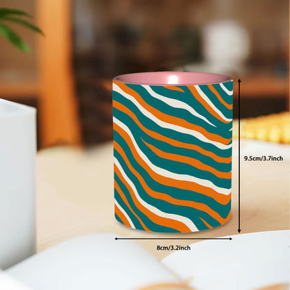 Miami Football Game Day 11oz Double Color Mug For the USA