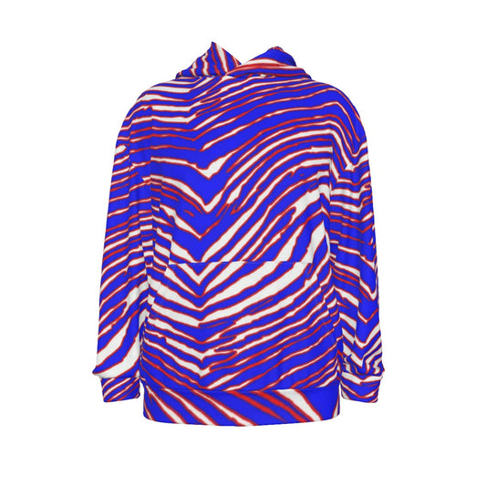 Buffalo Bills Zubaz Men's Drop Shoulder Patch Pocket Hoodie