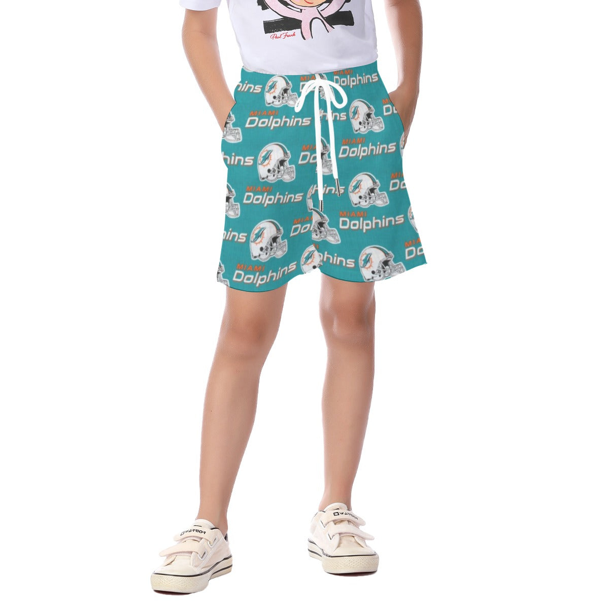 Miami Football Game Day All-Over Print Kid's Beach Shorts