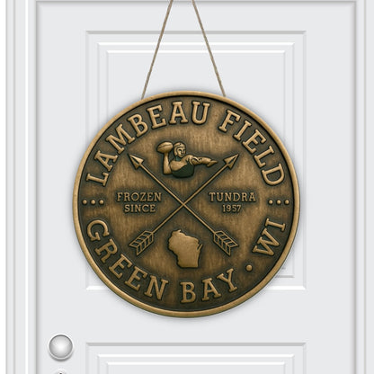 Round House Number Door Hanger