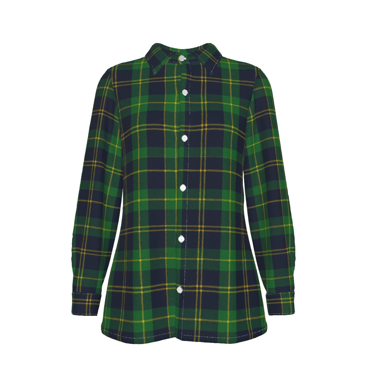 Notre Dame Tartan Plaid Fighting Irish Women's Elastic-Back Shirt
