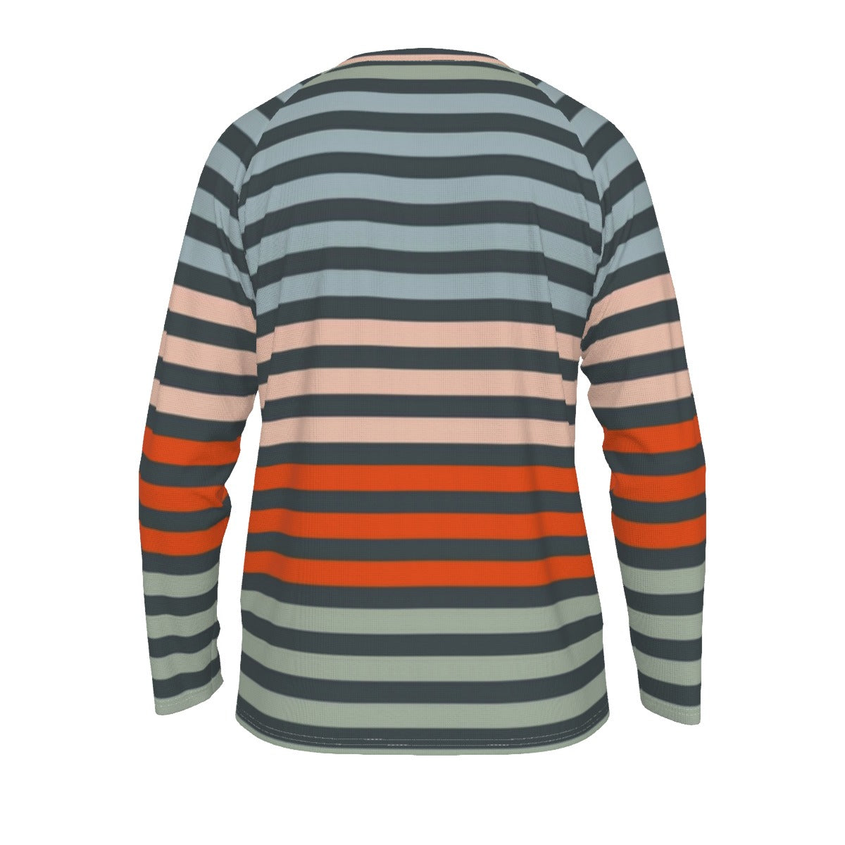 Striped Long Sleeve Casual Shirt – Modern Retro Style