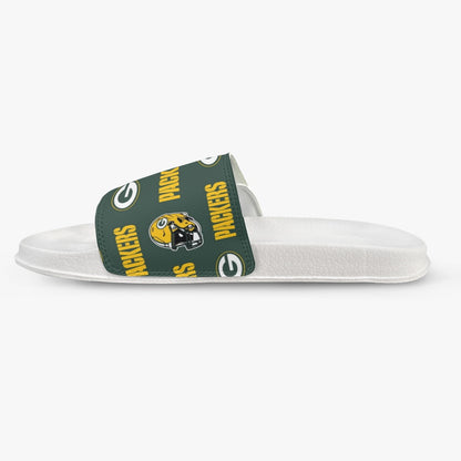 Green Bay Football Game Day Men's Velcro Slippers