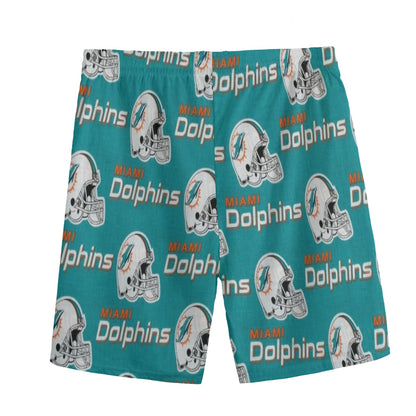 Miami Football Game Day All-Over Print Men's Sports Short | 115GSM Cotton poplin