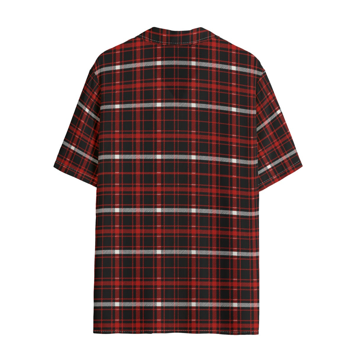Nebraska Tartan Plaid Cornhuskers Women's Hawaii Shirt | Rayon