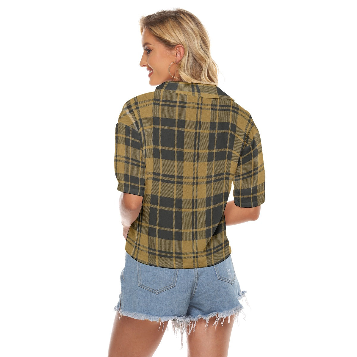 Urban Legend Central Florida Knights Women's V-Neck Shirt – Black and Gold College Streetwear for Co