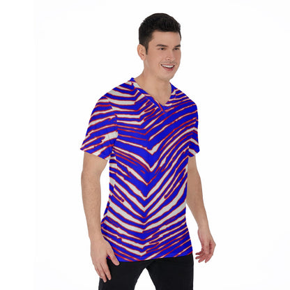 Buffalo Bills Zubaz V-Neck T-Shirt