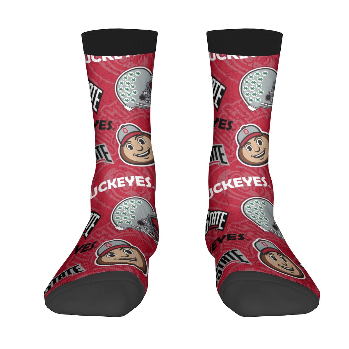Green Bay Football Game Day Contrast Color Socks For the USA