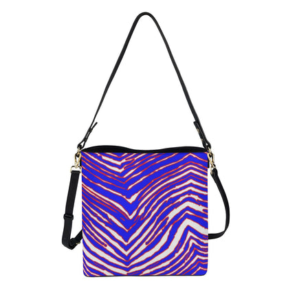 Buffalo Bills Zubaz Minimalist Square Crossbody Bucket Bag