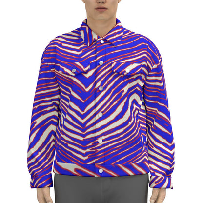 Buffalo Bills Zubaz Unisex Lapel Jacket | 245GSM Cotton