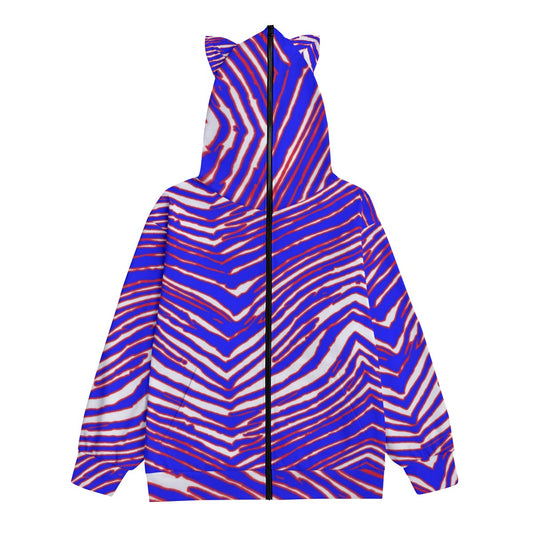 Buffalo Bills Zubaz Unisex Pullover Hoodie With Zipper Closure