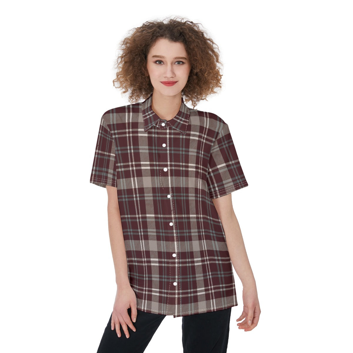Texas Tartan Plaid A&M - Aggies Women's Shirt