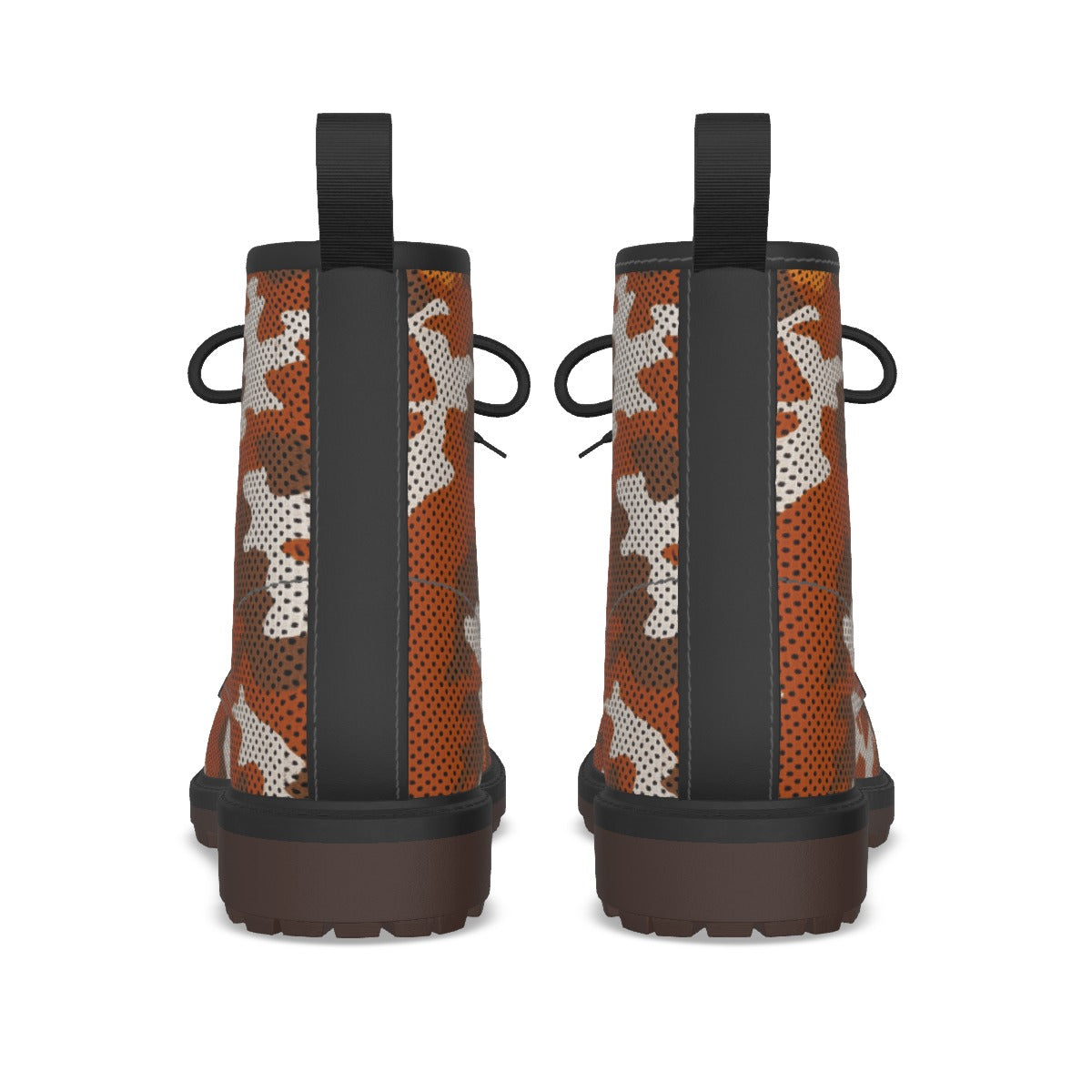 Urban Legend Texas at Austin Burnt Orange and White Camo Martin Short Boots – Longhorns-Inspired Str