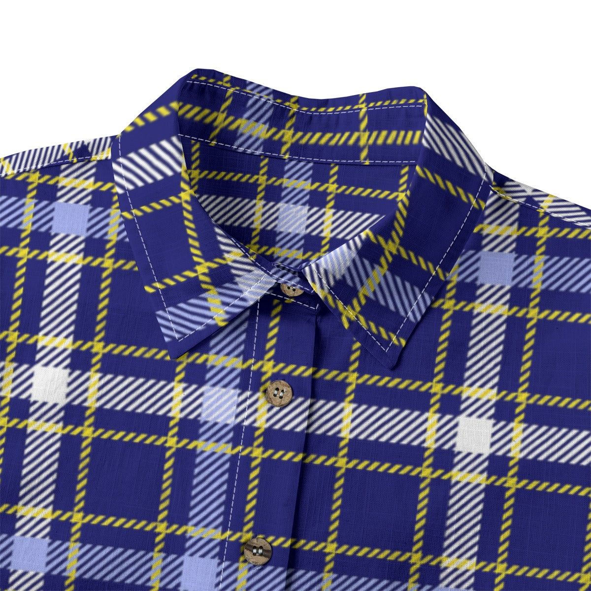 Michigan Tartan Plaid Wolverines Women's Shirt | 125GSM Cotton