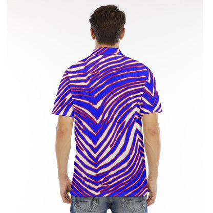 Buffalo Bills Zubaz Men's Polo Shirt | Velvet